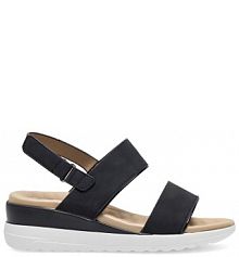 Sandały na koturnie Clara Barson czarne 