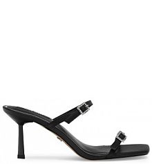 Klapki na szpilce Nine West czarne 