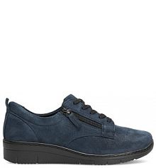 Półbuty sznurowane Go Soft granatowe damskie 