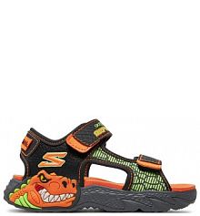 Sandały Skechers czarne dziecięce 