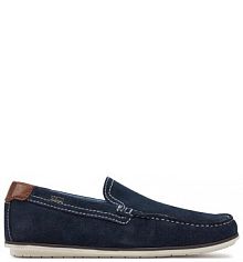 Mokasyny s.Oliver granatowe męskie 