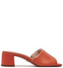 Klapki na słupku Tamaris pomarańczowe 