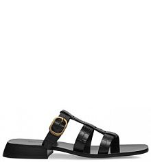 Klapki GINO ROSSI czarne damskie 