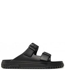 Klapki Armani Exchange czarne damskie 