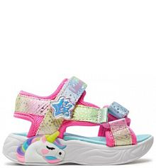 Sandały Skechers różowe dziecięce 