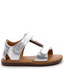 Sandały Kickers srebrne dziecięce 