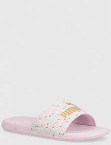 Klapki Puma  fioletowe dziecięce 395655