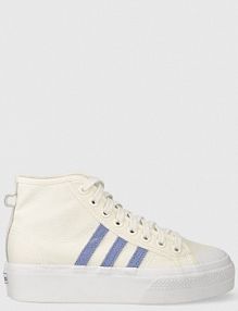 Trampki wysokie adidas Originals  beżowe damskie FZ6189