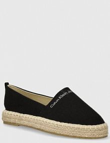Espadryle Calvin Klein Jeans  czarne dziecięce V3A7.80838.35.39