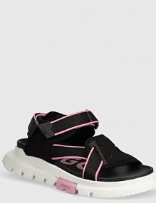 Sandały HUGO  czarne damskie 50517017.002