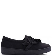 Czarne Tenisówki Hux vices damskie