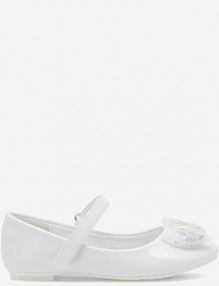 Baleriny Nelli Blu białe dziecięce CM200109-15