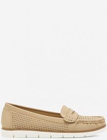 Mokasyny Clara Barson beżowe damskie WYL3648-1B