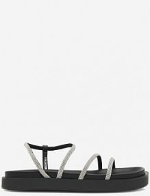 Sandały na obcasie EVA MINGE czarne AMALIA-V1005-1533-1