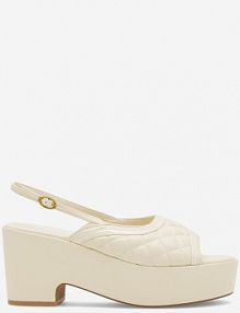 Sandały na obcasie Badura beżowe WFA2667-2