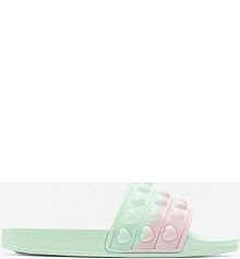 Klapki basenowe Nelli Blu zielone dziecięce P2047031K