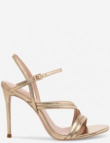 Czółenka EVA MINGE złote CATHERINE-S9050-118