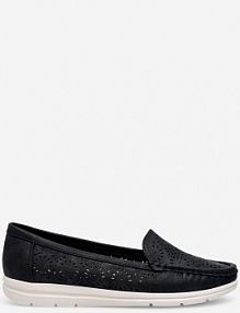 Mokasyny Clara Barson czarne damskie KFB22SH002