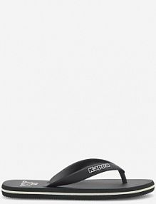 Klapki Kappa czarne dziecięce LOGO MOKER 304IWT0-911