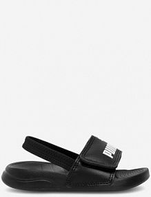 Klapki Puma czarne dziecięce POPCAT 2.0 37386201 INF