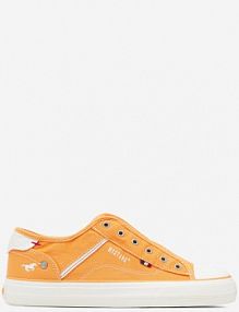 Trampki mustang pomarańczowe damskie 1272-402-61