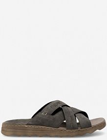 Klapki Rieker szare męskie 21690-45