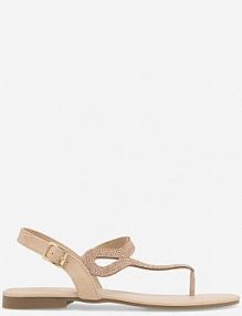 Sandały na obcasie Jenny Fairy beżowe WS2590-100