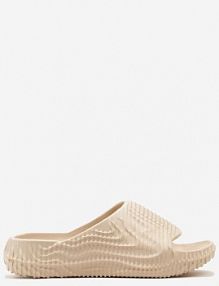 Beżowe Klapki z lekkiej Pianki Ozdobione Wypukłym Tłoczeniem Konsia Renee damskie