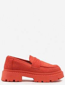 Pomarańczowe Wsuwane Mokasyny Vices na Platformie Dionela damskie