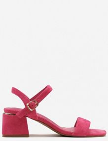 Fuksjowe Sandały z Wyściółką z Ekoskóry na Słupku z Zapięciem na Sprzączkę Maloella vices
