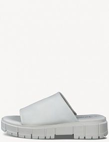 Klapki Tamaris białe damskie