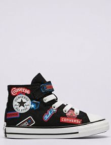 Sneakersy Converse czarne dziecięce Chuck Taylor All Star