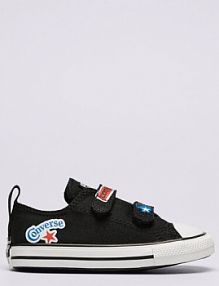 Sneakersy Converse czarne dziecięce Chuck Taylor All Star 2V