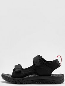 Sandały czarne 4F dziecięce 4FJRSS24FSANM062-20S