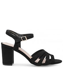 Sandały na słupku Clara Barson czarne 