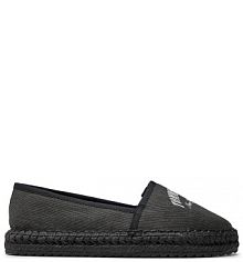 Espadryle Tommy Jeans czarne damskie 