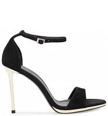 Sandały na szpilce Eva Minge czarne 