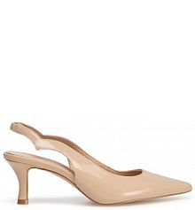 Sandały na szpilce Sergio Bardi beżowe 