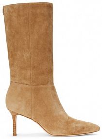 Kozaki na obcasie Lauren Ralph Lauren brązowe 