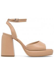 Sandały na słupku Jenny Fairy beżowe 