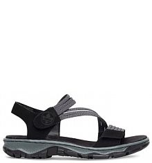 Sandały Rieker czarne damskie 