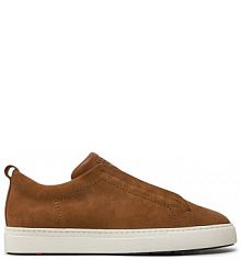 Sneakersy Lloyd brązowe męskie 