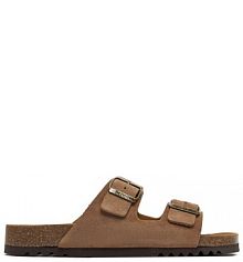 Klapki Scholl szare męskie 