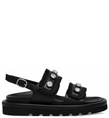 Sandały Eva Minge czarne damskie 