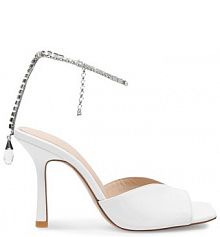 Sandały na szpilce Eva Minge białe 