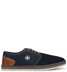 Półbuty sznurowane Rieker niebieskie męskie 