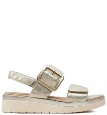 Sandały Tamaris złote damskie 