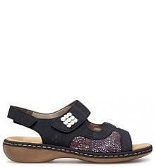 Sandały Rieker granatowe damskie 