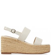 Sandały na koturnie Aldo białe 