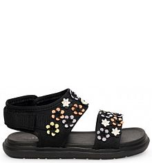 Sandały Nelli Blu czarne dziecięce 